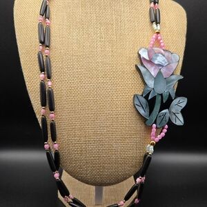 Vintage Lee Sands Floral Necklace